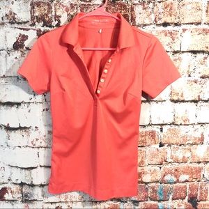 Nike golf salmon polo